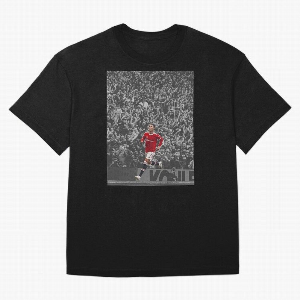 Ronaldo Cr7 Highlights Moment Manchester,Ronaldo Gifts,Ronaldo Cover,Ronaldo Prints Oversized T-Shirt Show Support during Global Football Passion for FIFA World Cup 2026, Featuring Messi, CR7 and Mbappe, Argentina and Brazil, Game Day Rituals,