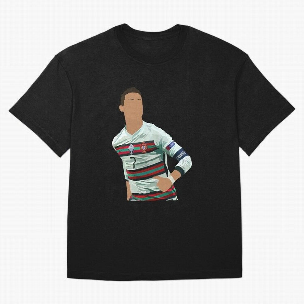 Cristiano Ronaldo Portugal Oversized T-Shirt Join Match Day Hype around FIFA World Cup 2026 USA Canada Mexico, Mbappe and Neymar, Portugal, Spain and Germany, Stadium Memories, Football Loyalty, International Chants and Championship Tradition;