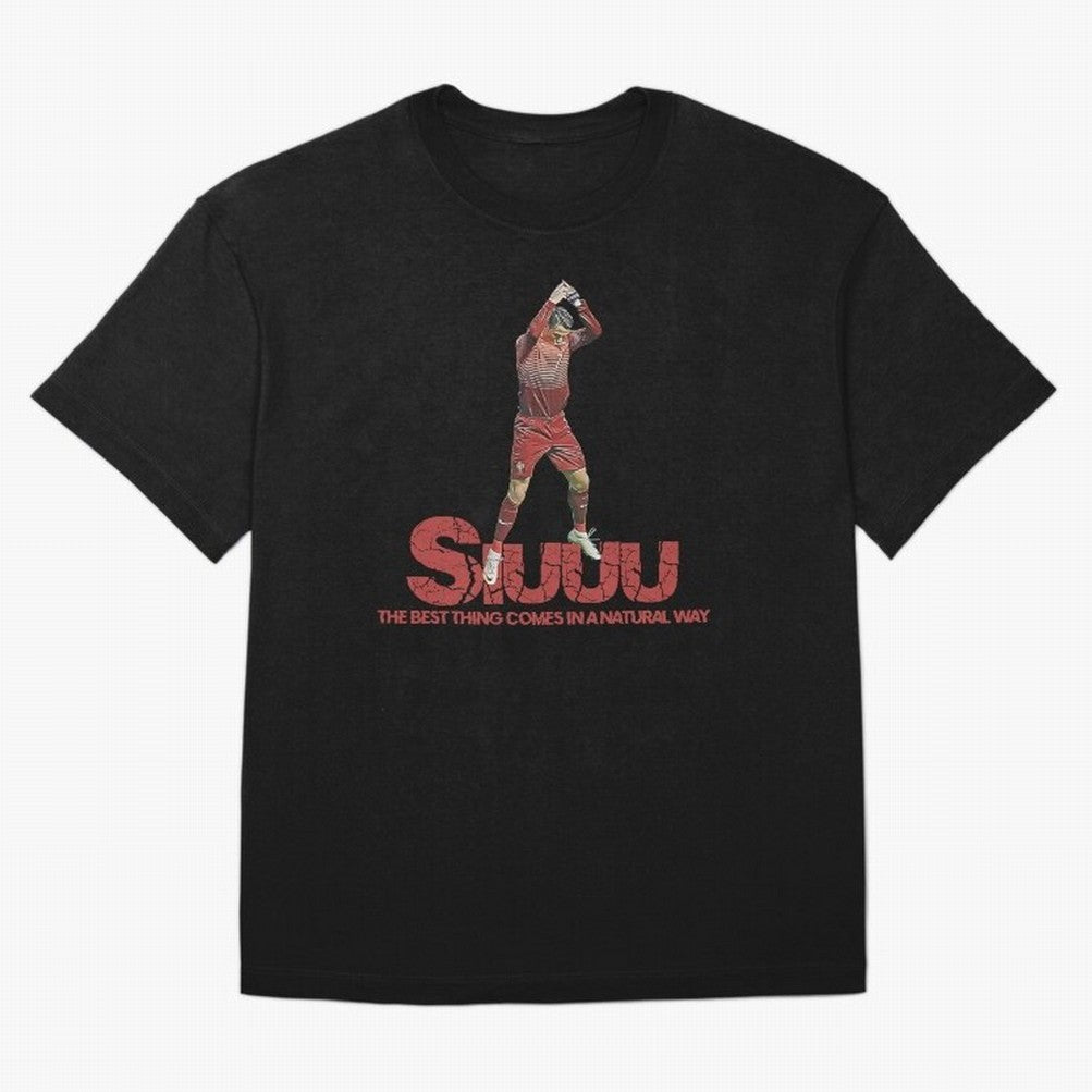Cr7 Ronaldo Siuuu Oversized T-Shirt Celebrate Classic Football Spirit in FIFA World Cup 2026 Group Stage Highlighting Neymar, Argentina and Brazil Energy, Football Passion, Legendary Performances, Festival Vibes and Supporter Community; Perfect for