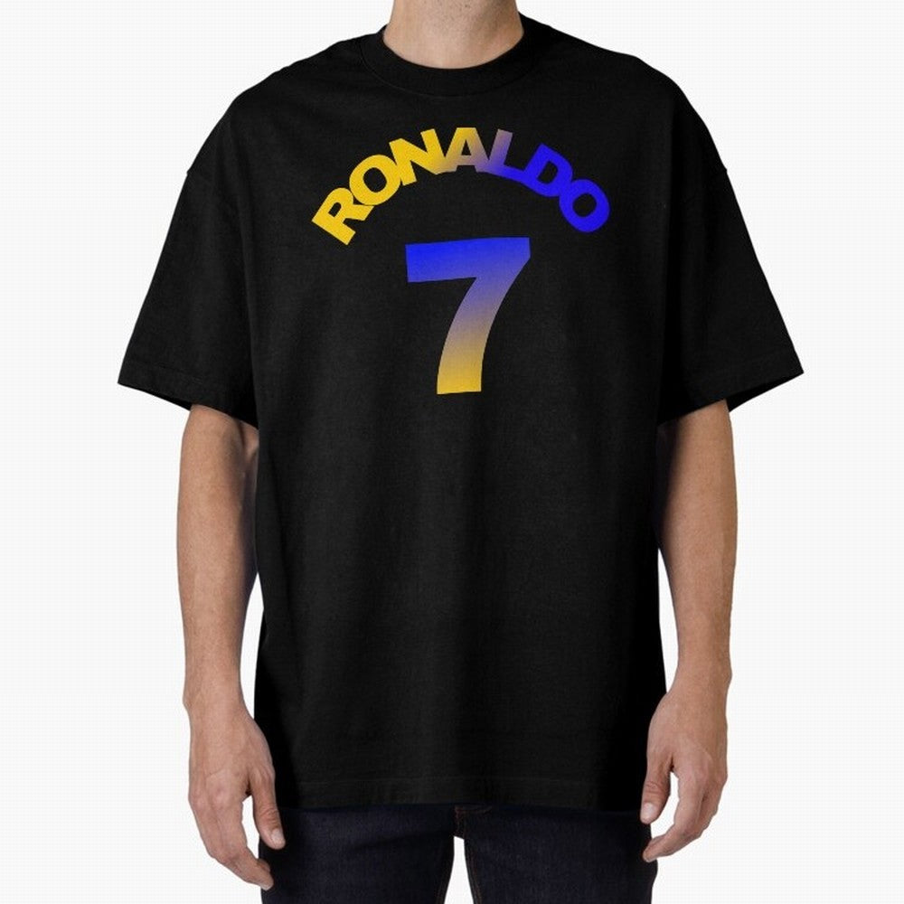 Cristiano Ronaldo Manchester United Oversized T-Shirt Experience the Global Stage of Match Day Hype around FIFA World Cup 2026 Group Stage, Messi and Cristiano Ronaldo, France and Portugal, Fan Favorite Moments, National Team Passion, Big Match