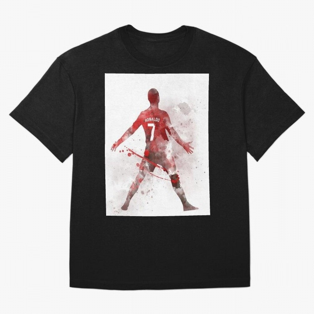 Cristiano Ronaldo Oversized T-Shirt Honor the Football Icons of the FIFA World Cup 2026 USA Canada Mexico Journey through Messi Highlights, Brazil Pride, Stadium Chants, National Pride, Trophy Dreams and Unforgettable Football Memories; Ideal for