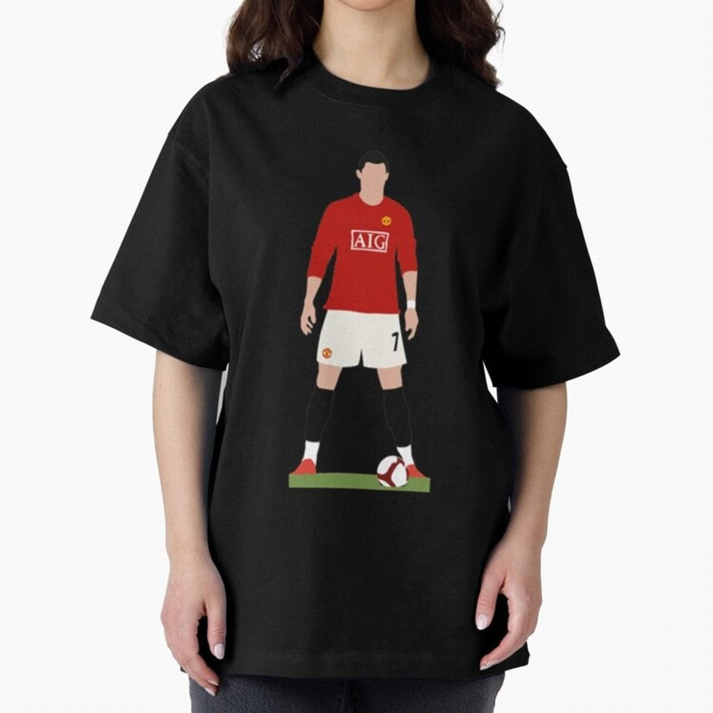 Cristiano Ronaldo Oversized T-Shirt Build FIFA World Cup 2026 Connected to Cristiano Ronaldo, England, France and Netherlands Energy, Supporter Pride, Iconic Celebrations, Legendary Names and Global Match Day Energy; Built for Supporters Chasing