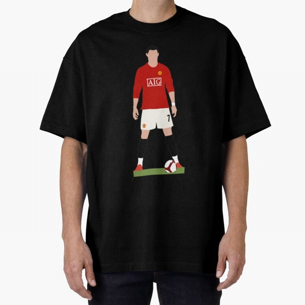 Cristiano Ronaldo Oversized T-Shirt Build FIFA World Cup 2026 Connected to Cristiano Ronaldo, England, France and Netherlands Energy, Supporter Pride, Iconic Celebrations, Legendary Names and Global Match Day Energy; Built for Supporters Chasing