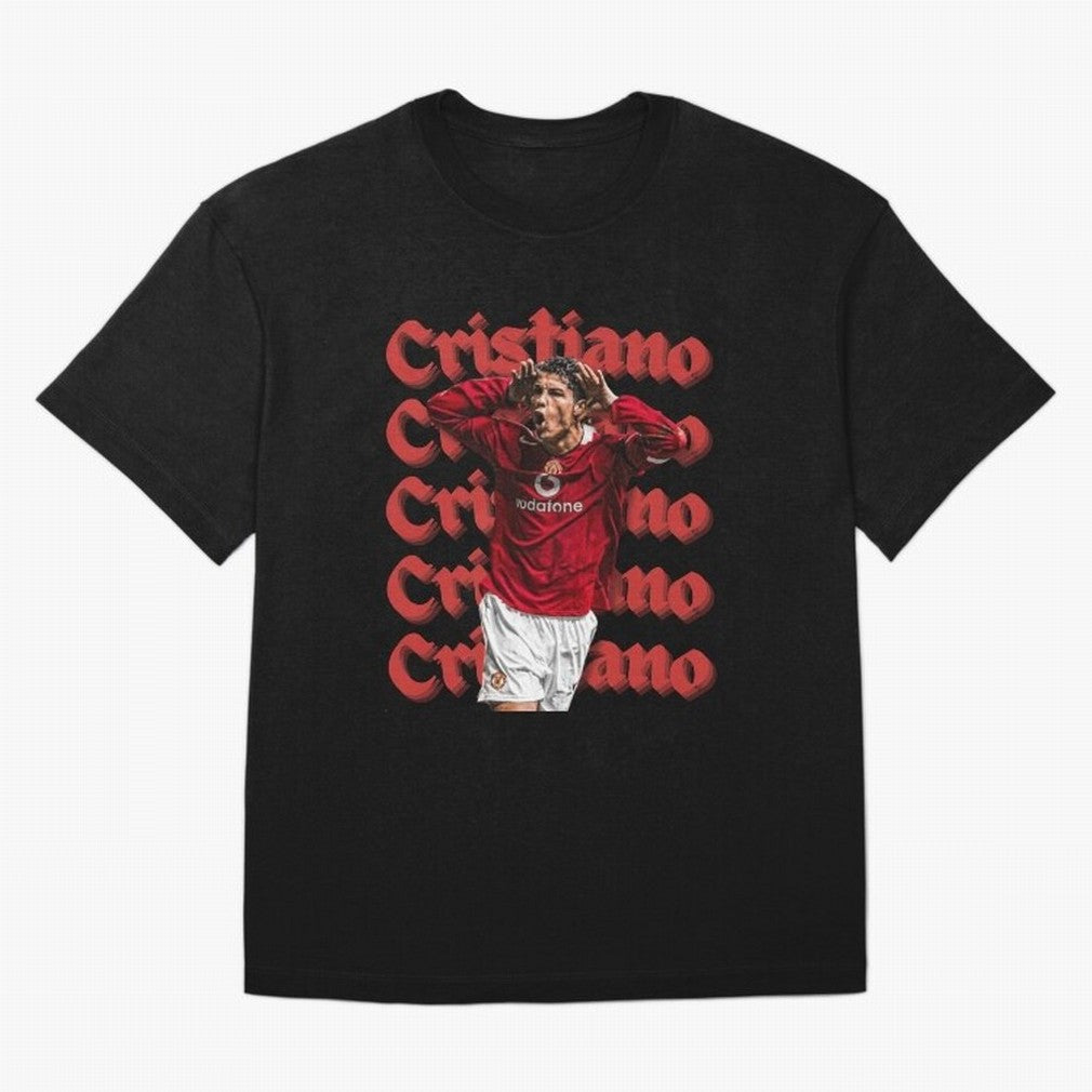 CR7 Oversized T-Shirt Turn Up for the FIFA World Cup 2026 Journey through CR7 and Messi Highlights, Portugal Pride, Classic Soccer Heritage, Championship Pressure, Fan Loyalty and International Pride; Great for Supporters Who Love Legendary