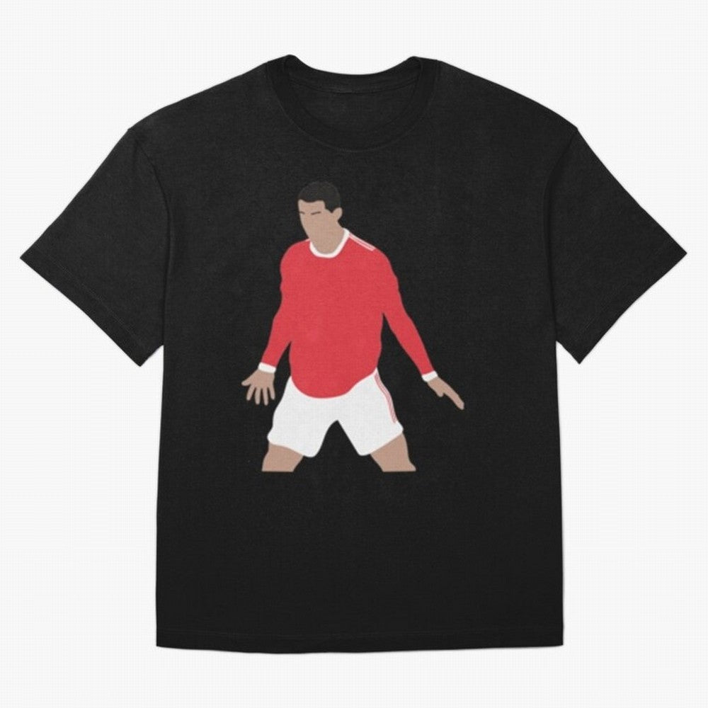 Cristiano Ronaldo Oversized T-Shirt Honor the Football Icons of FIFA World Cup 2026 for Fans of Mbappe and Neymar and Brazil, Portugal and Argentina, Bringing Retro Football Energy, Iconic Rivalries, Trophy Chase Drama and Stadium Atmosphere; Ideal