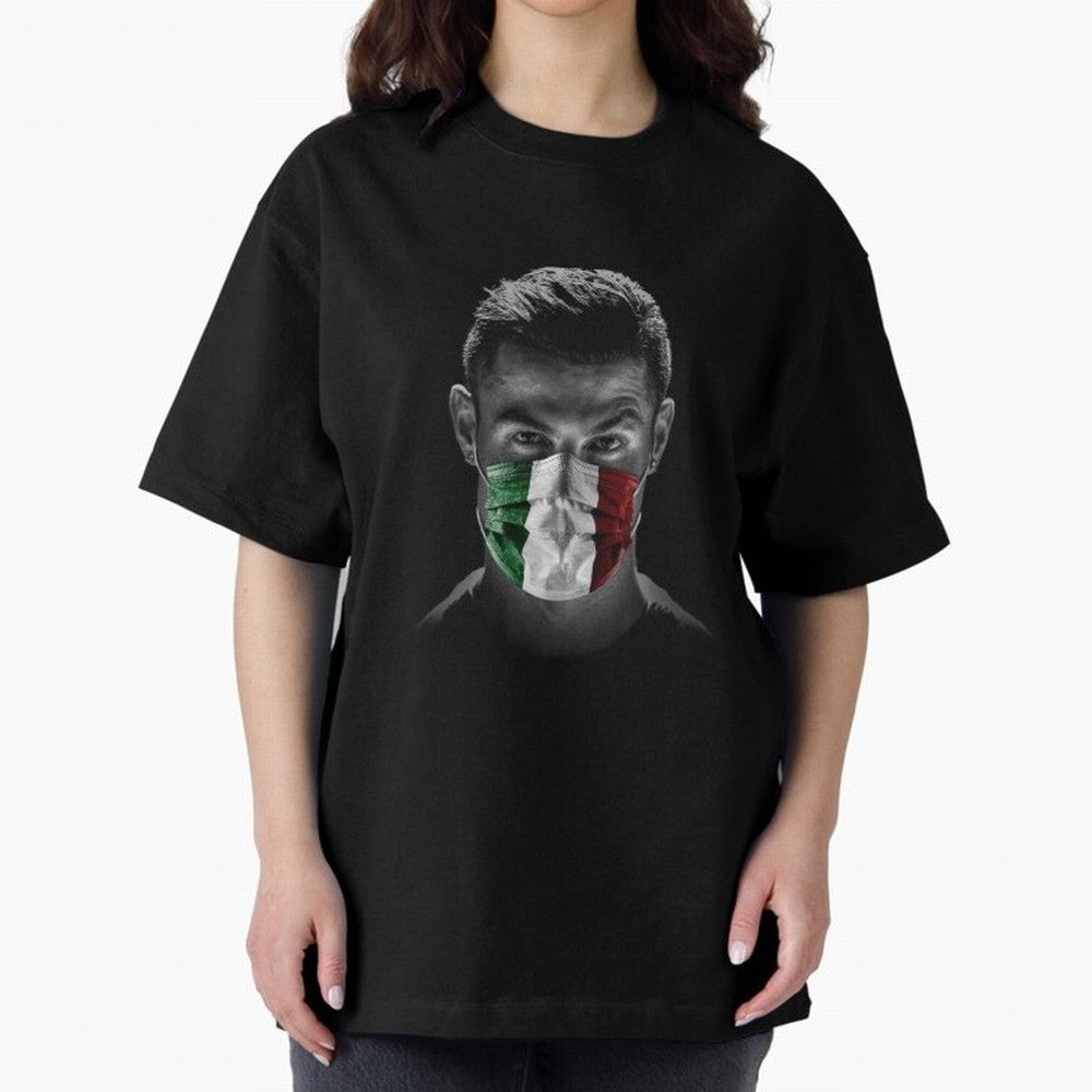 Cristiano Ronaldo Oversized T-Shirt Create FIFA World Cup 2026 Group Stage for Fans of Haaland and Germany, Bringing Football Festival Excitement, Trophy Ambitions, Country Rivalries and Star Player Buzz; Great for Watch Parties, Sports Bars,