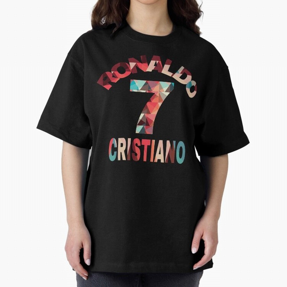 Cristiano Ronaldo Manchester United Oversized T-Shirt Build FIFA World Cup 2026 Connected to Cristiano Ronaldo, England, France and Netherlands Energy, Supporter Pride, Iconic Celebrations, Legendary Names and Global Match Day Energy; Built for