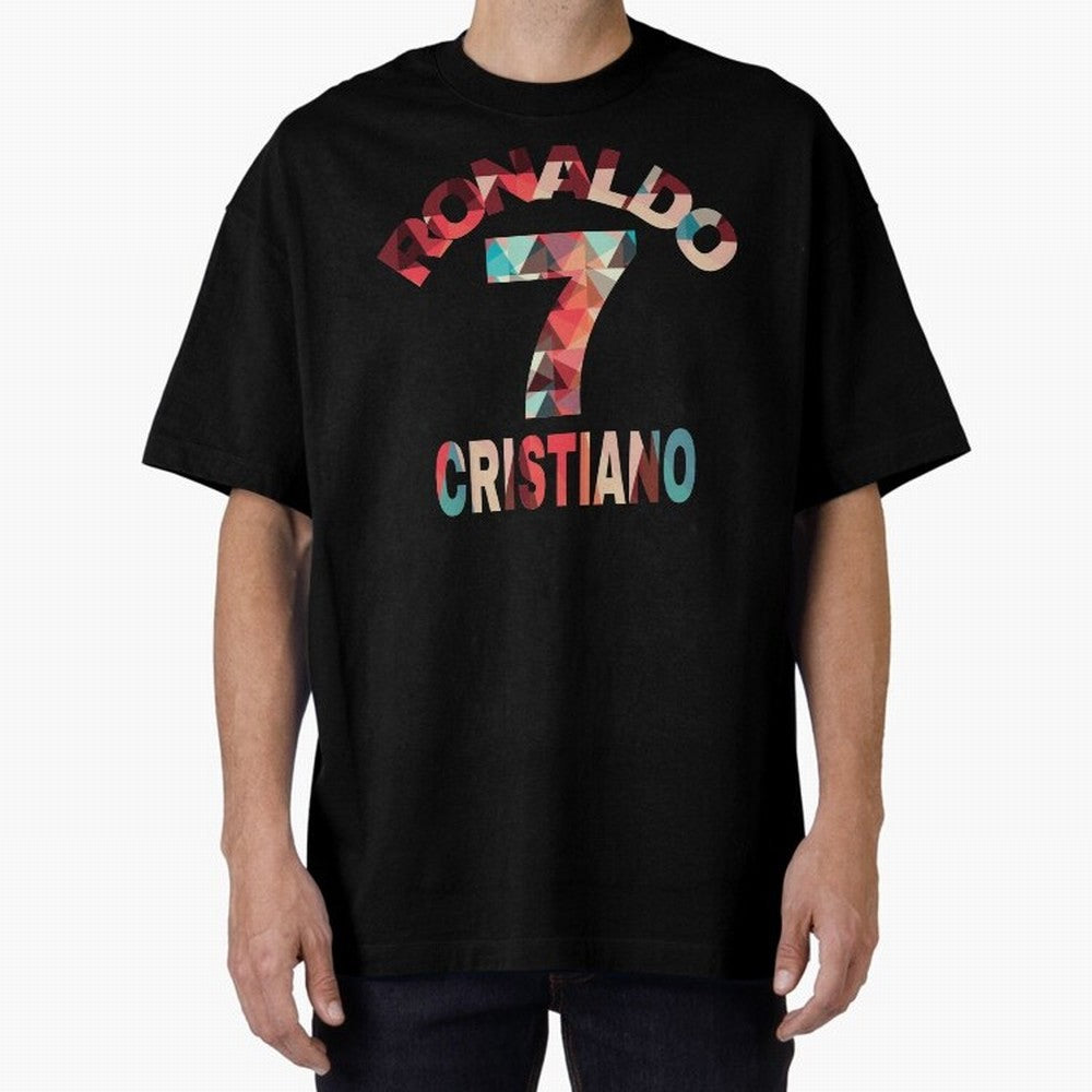 Cristiano Ronaldo Manchester United Oversized T-Shirt Build FIFA World Cup 2026 Connected to Cristiano Ronaldo, England, France and Netherlands Energy, Supporter Pride, Iconic Celebrations, Legendary Names and Global Match Day Energy; Built for