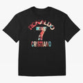 Cristiano Ronaldo Manchester United Oversized T-Shirt Build FIFA World Cup 2026 Connected to Cristiano Ronaldo, England, France and Netherlands Energy, Supporter Pride, Iconic Celebrations, Legendary Names and Global Match Day Energy; Built for