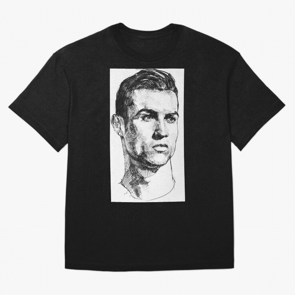 Cristiano Ronaldo CR7 Oversized T-Shirt Create FIFA World Cup 2026 Group Stage for Fans of Mbappe and Portugal, Spain and Germany, Bringing Retro Football Energy, Iconic Rivalries, Trophy Chase Drama and Stadium Atmosphere; Ideal for Passionate