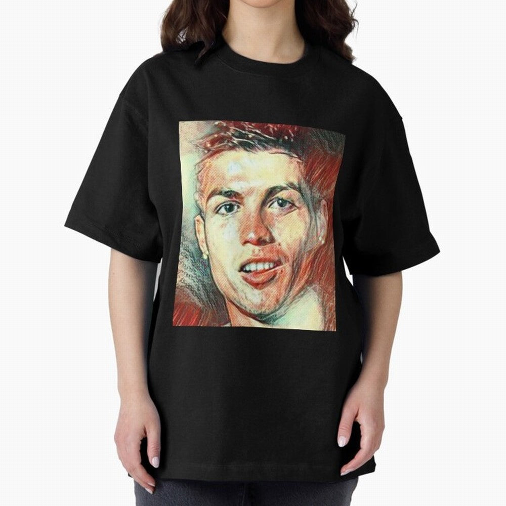 Cristiano Ronaldo Oversized T-Shirt Represent Football Lovers during Match Day Hype around FIFA World Cup 2026, Neymar, England, Football History, Final Match Energy, Crowd Noise and Once in a Lifetime Moments; Made for Die Hard Supporters, Soccer