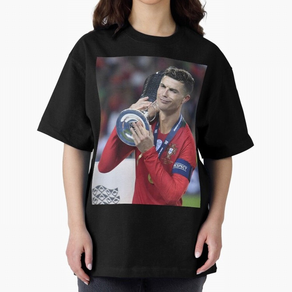 Todos Portugal 2019 CR7 Oversized T-Shirt Celebrate the Biggest Stage of the FIFA World Cup 2026 USA Canada Mexico Journey through Mbappe and Neymar Highlights, Portugal Pride, Championship Spirit, Famous Goals, Roaring Crowds and International