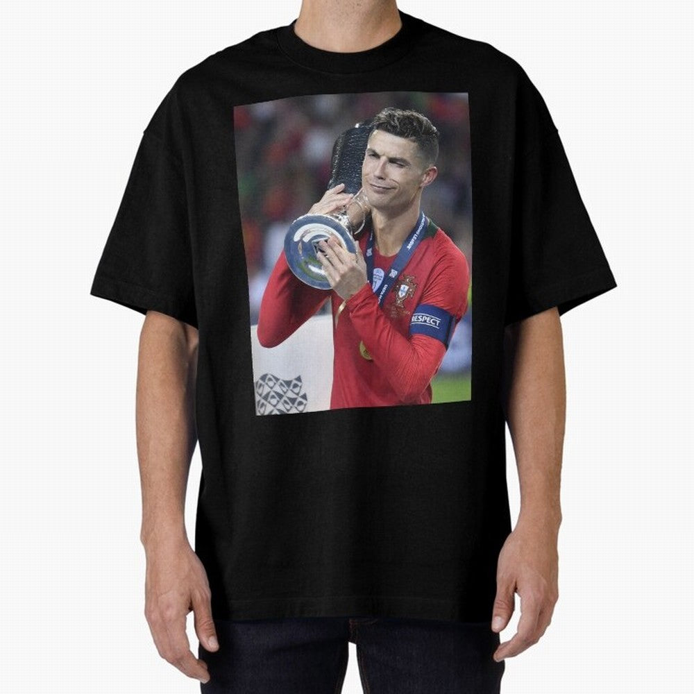 Todos Portugal 2019 CR7 Oversized T-Shirt Celebrate the Biggest Stage of the FIFA World Cup 2026 USA Canada Mexico Journey through Mbappe and Neymar Highlights, Portugal Pride, Championship Spirit, Famous Goals, Roaring Crowds and International