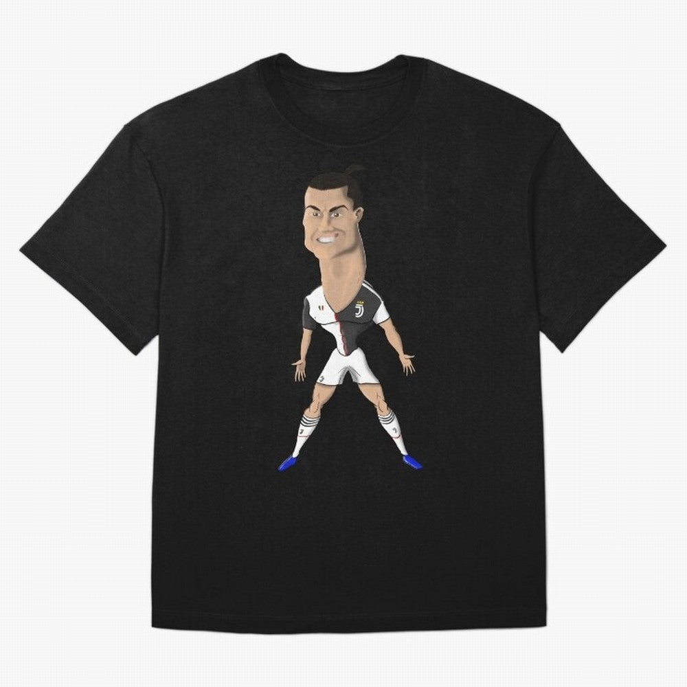 CR7 Oversized T-Shirt Turn Up for Global Football Passion for FIFA World Cup 2026, Connected to Messi, CR7 and Mbappe, Spain, Stadium Memories, Football Loyalty, International Chants and Championship Tradition; Ideal for Football Dads, Football