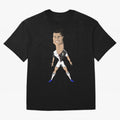 CR7 Oversized T-Shirt Turn Up for Global Football Passion for FIFA World Cup 2026, Connected to Messi, CR7 and Mbappe, Spain, Stadium Memories, Football Loyalty, International Chants and Championship Tradition; Ideal for Football Dads, Football