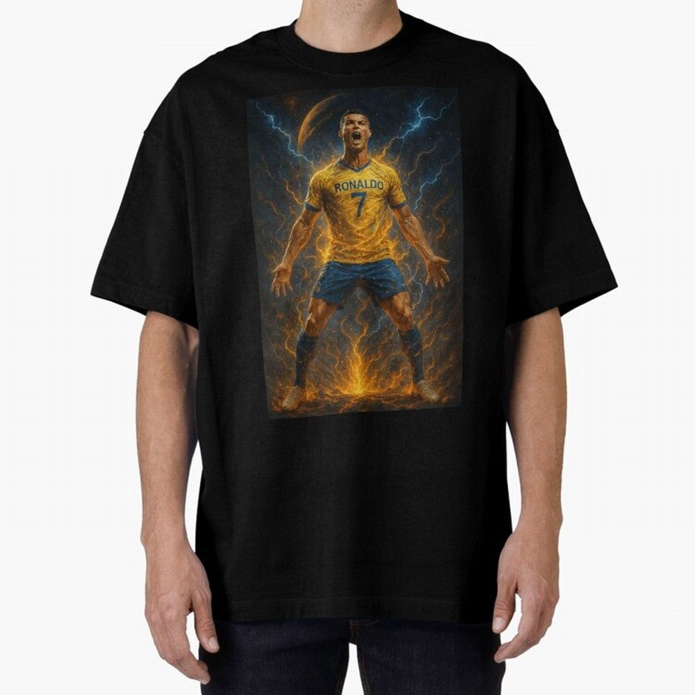 Cristiano Ronaldo Oversized T-Shirt Feel the Roar of FIFA World Cup 2026 USA Canada Mexico Spirit, Capturing Netherlands, Cristiano Ronaldo, Classic Soccer Heritage, Championship Pressure, Fan Loyalty and International Pride; Built for Supporters