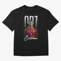 Cristiano Ronaldo Oversized T-Shirt Celebrate FIFA World Cup 2026 Spirit, Filled with Spain, Cristiano Ronaldo, Champion Mindset, Group Stage Buzz, Knockout Tension and Passionate Fan Culture; Ideal for Football Dads, Football Moms, Friends,