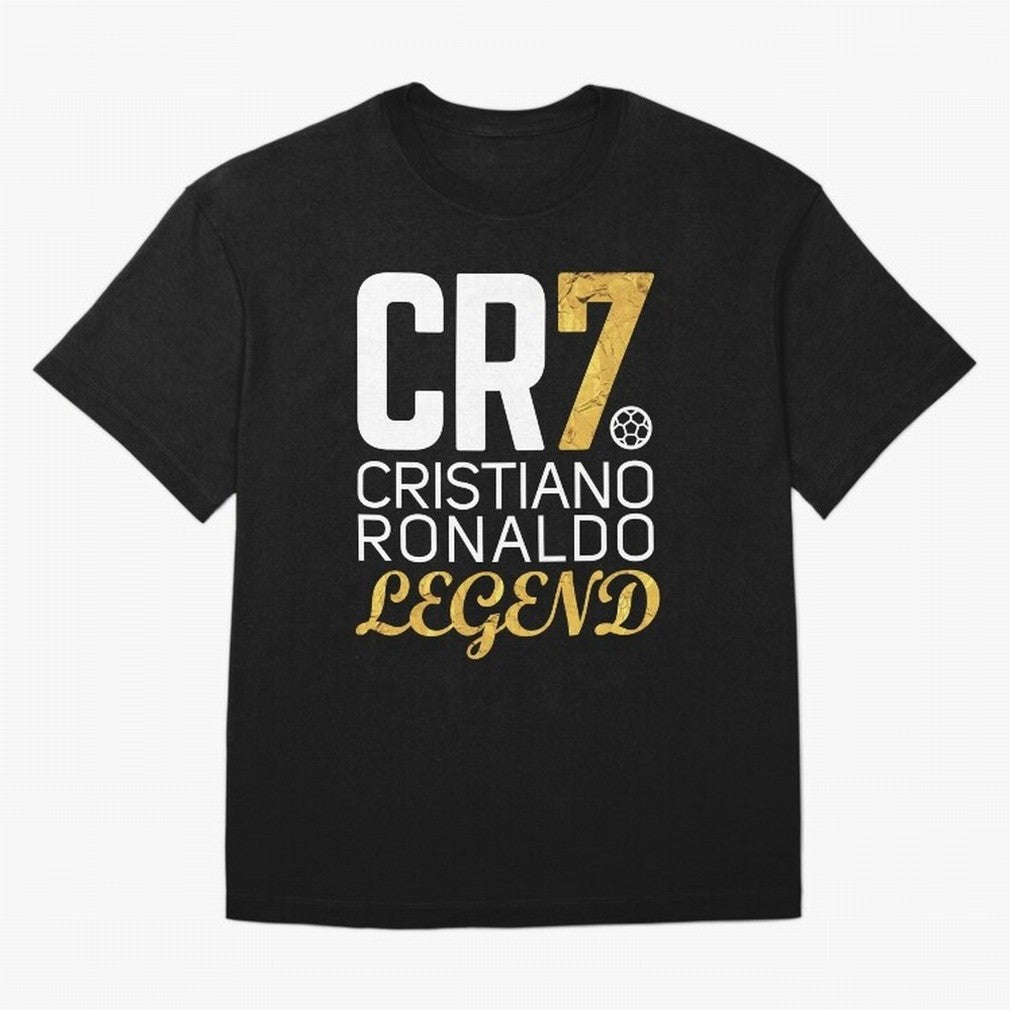 CR7 legend gold Oversized T-Shirt Unlock the FIFA World Cup 2026 Group Stage Journey through CR7 Highlights, Portugal, Spain and Germany Pride, Tournament Hype, Historic Matchups, Family Viewing Parties and Global Sports Pride; Created for Match
