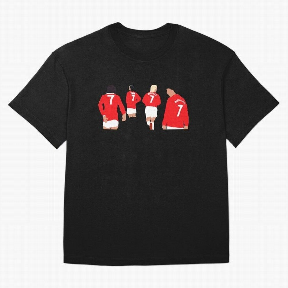 Manchester United Number 7 Legends Oversized T-Shirt Bring a Champion Mindset to the FIFA World Cup 2026 Journey through Messi and Cristiano Ronaldo Highlights, Argentina Pride, Vintage Soccer Flavor, Modern Football Stars, National Flags and Final