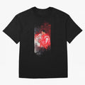 Ronaldo Illustration 002 Oversized T-Shirt Feel the Trophy Chase of FIFA World Cup 2026 USA Canada Mexico Spirit, Inspired by Brazil, CR7 and Messi, Football Passion, Legendary Performances, Festival Vibes and Supporter Community; Made for Die Hard