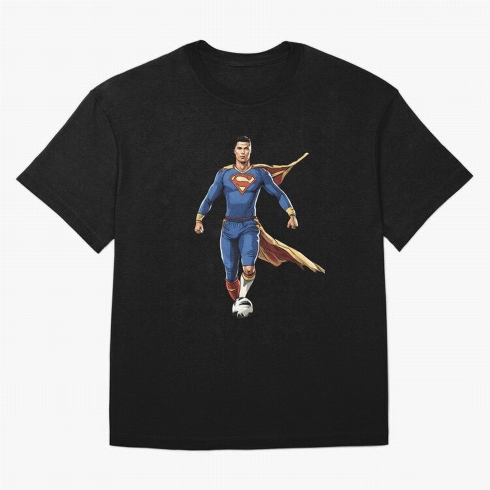 Ronaldo Superhero Oversized T-Shirt Make the Season About Global Football Passion for FIFA World Cup 2026 Group Stage, with Cristiano Ronaldo, Haaland and CR7, Argentina and Brazil, Global Supporter Spirit, Legendary Goals, National Colors and