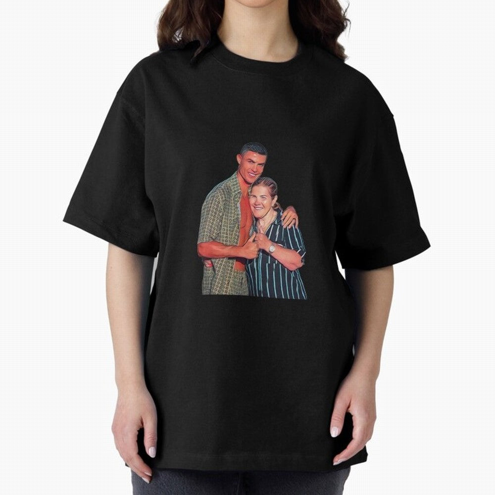 its criis with his mother Oversized T-Shirt Represent Fans Who Live for FIFA World Cup 2026 Built around CR7, England, France and Netherlands Energy, Global Supporter Spirit, Legendary Goals, National Colors and Tournament Celebration; Great for