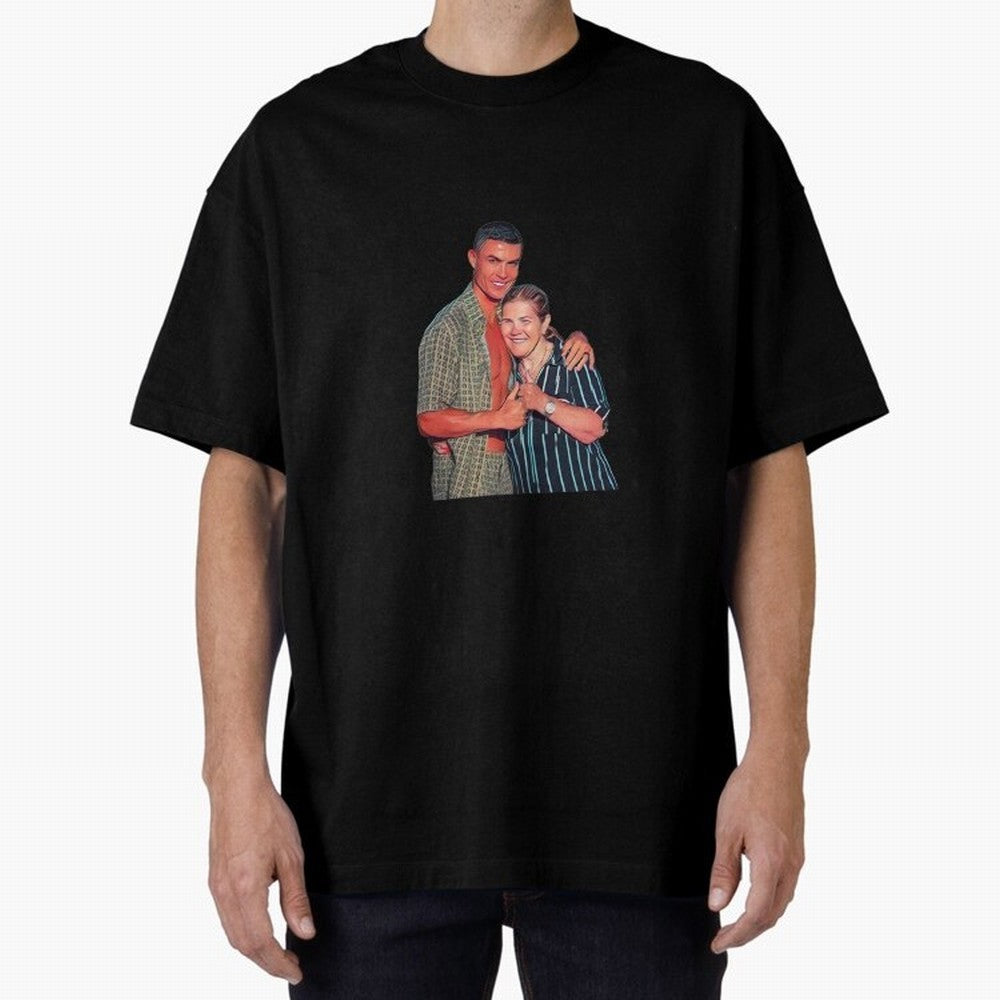 its criis with his mother Oversized T-Shirt Represent Fans Who Live for FIFA World Cup 2026 Built around CR7, England, France and Netherlands Energy, Global Supporter Spirit, Legendary Goals, National Colors and Tournament Celebration; Great for