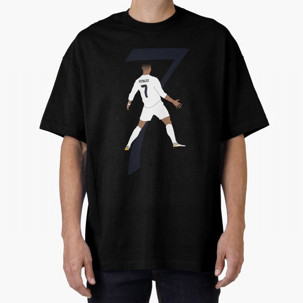 Cristiano Ronaldo #7 Oversized T-Shirt Back Your Heroes with Match Day Hype around FIFA World Cup 2026 Group Stage, Haaland and Mbappe, Brazil, Portugal and Argentina, Football History, Final Match Energy, Crowd Noise and Once in a Lifetime
