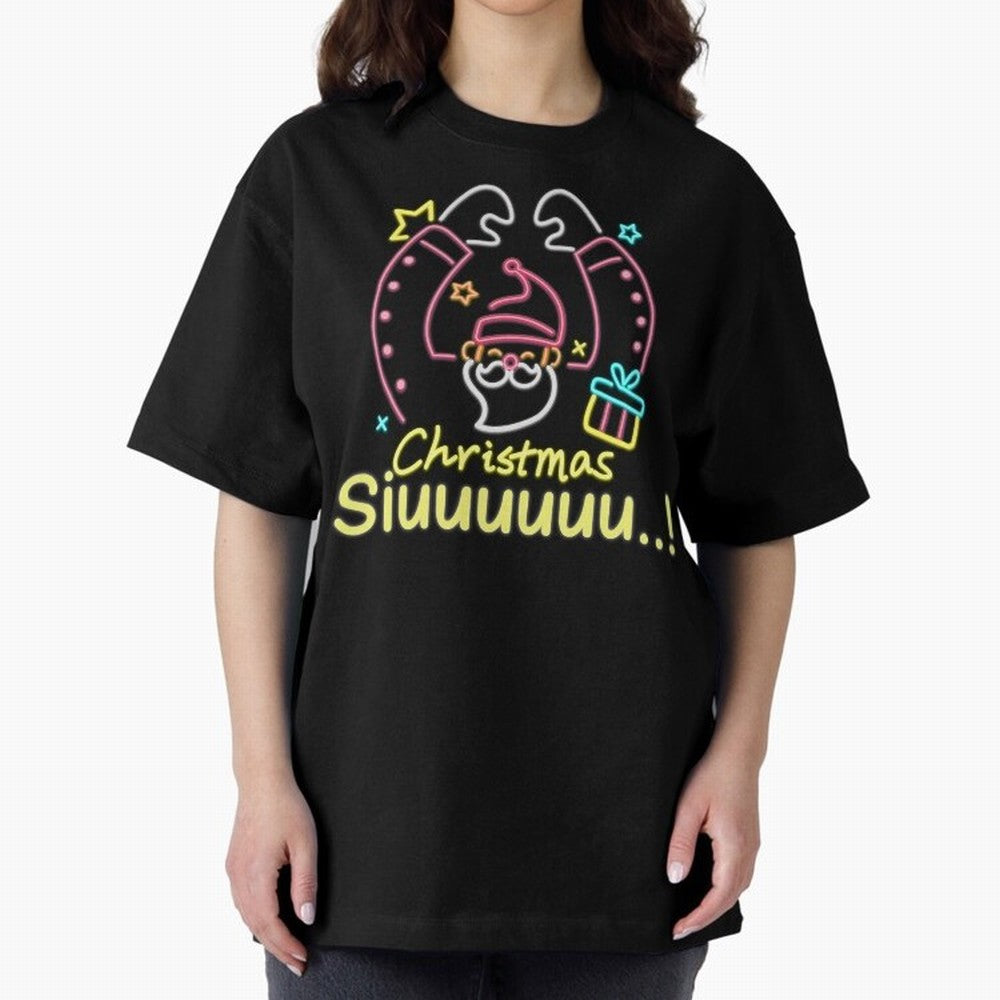 Christmas siuuu CR7 goal Oversized T-Shirt Make Your Look Match Match Day Hype around FIFA World Cup 2026 USA Canada Mexico, Neymar, Haaland and Cristiano Ronaldo, Netherlands, Football Festival Excitement, Trophy Ambitions, Country Rivalries and