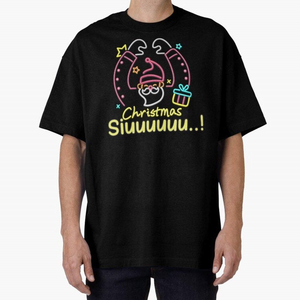 Christmas siuuu CR7 goal Oversized T-Shirt Make Your Look Match Match Day Hype around FIFA World Cup 2026 USA Canada Mexico, Neymar, Haaland and Cristiano Ronaldo, Netherlands, Football Festival Excitement, Trophy Ambitions, Country Rivalries and