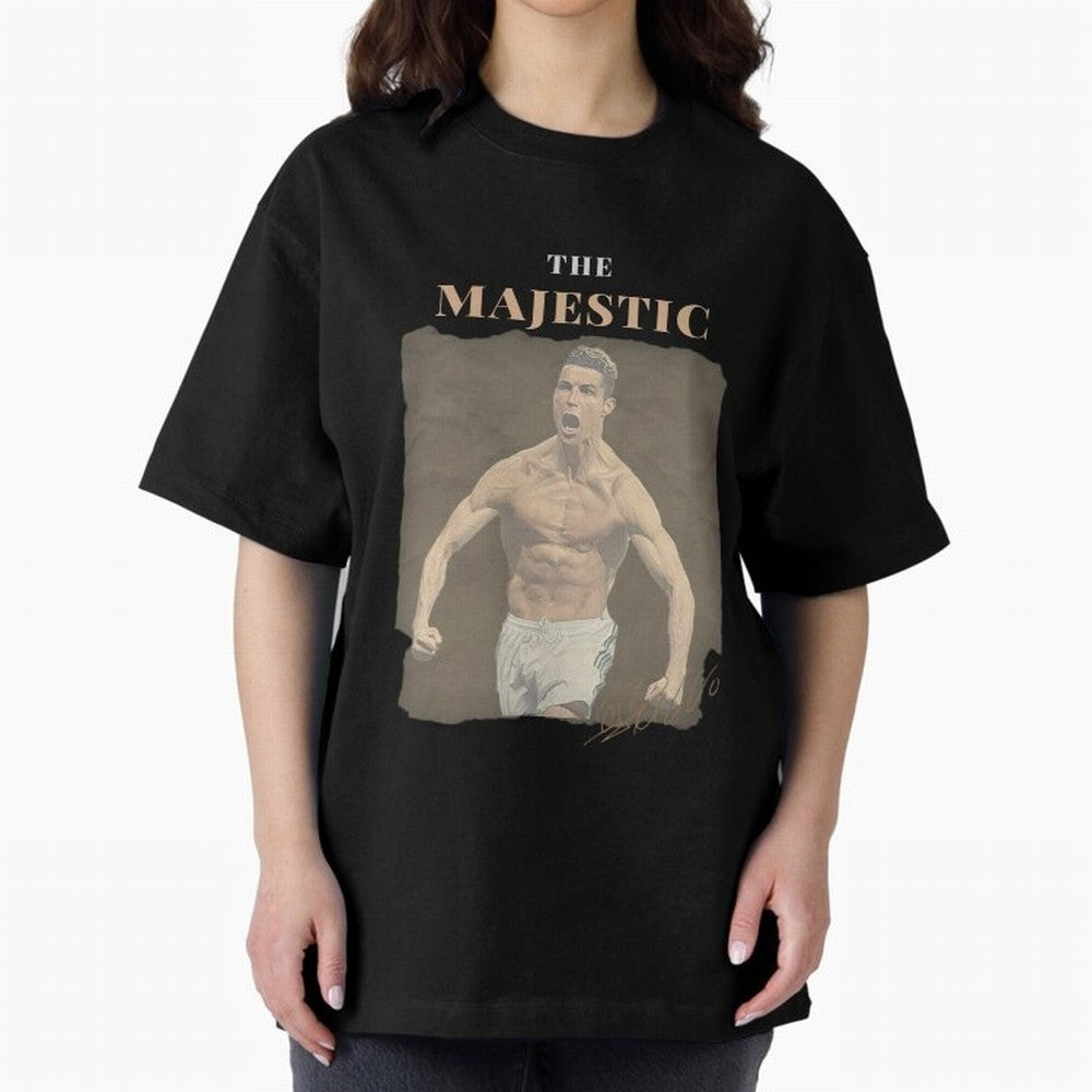 Siuuu CR7 Cristiano Ronaldo Oversized T-Shirt Cheer through Every Moment of FIFA World Cup 2026 USA Canada Mexico Spirit, Inspired by France, Neymar, Haaland and Cristiano Ronaldo, Worldwide Fan Energy, Dramatic Goals, Stadium Lights and