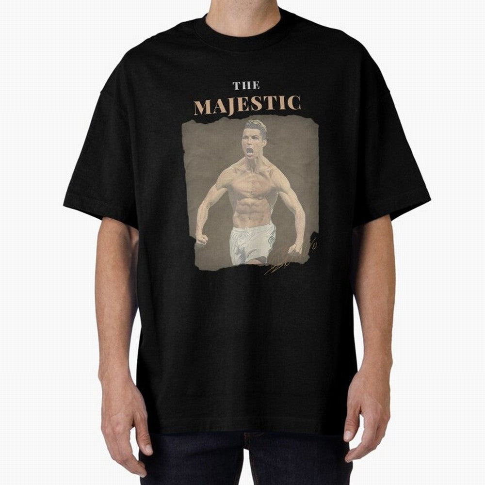 Siuuu CR7 Cristiano Ronaldo Oversized T-Shirt Cheer through Every Moment of FIFA World Cup 2026 USA Canada Mexico Spirit, Inspired by France, Neymar, Haaland and Cristiano Ronaldo, Worldwide Fan Energy, Dramatic Goals, Stadium Lights and