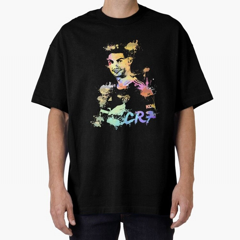 Cristiano Ronaldo Cristiano Ronaldoooo Oversized T-Shirt Feel Global Football Passion for FIFA World Cup 2026, Celebrating Messi, Neymar and Mbappe, Brazil, Match Day Excitement, Supporter Culture, Golden Goals and Global Football Passion; Built