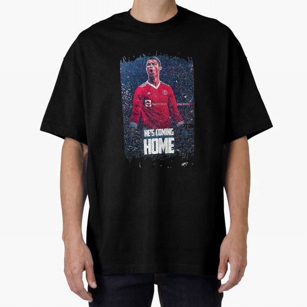 Cristiano Ronaldo Cristiano Ronaldoo Oversized T-Shirt Honor the Beautiful Game during FIFA World Cup 2026 Group Stage Spirit, Celebrating Spain, CR7, Goal Celebration Energy, Supporter Heritage, Football Icons and Worldwide Tournament Joy; Ideal