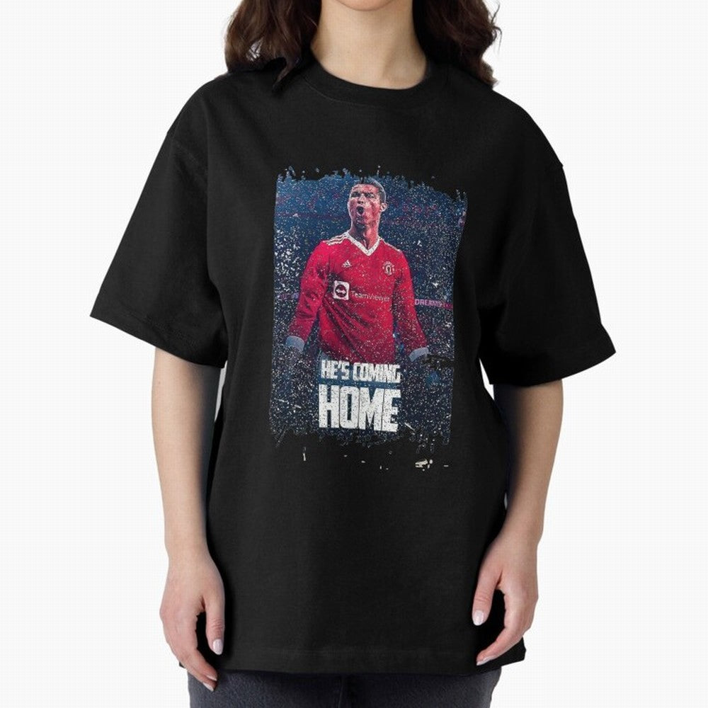 Cristiano Ronaldo Cristiano Ronaldoo Oversized T-Shirt Honor the Beautiful Game during FIFA World Cup 2026 Group Stage Spirit, Celebrating Spain, CR7, Goal Celebration Energy, Supporter Heritage, Football Icons and Worldwide Tournament Joy; Ideal