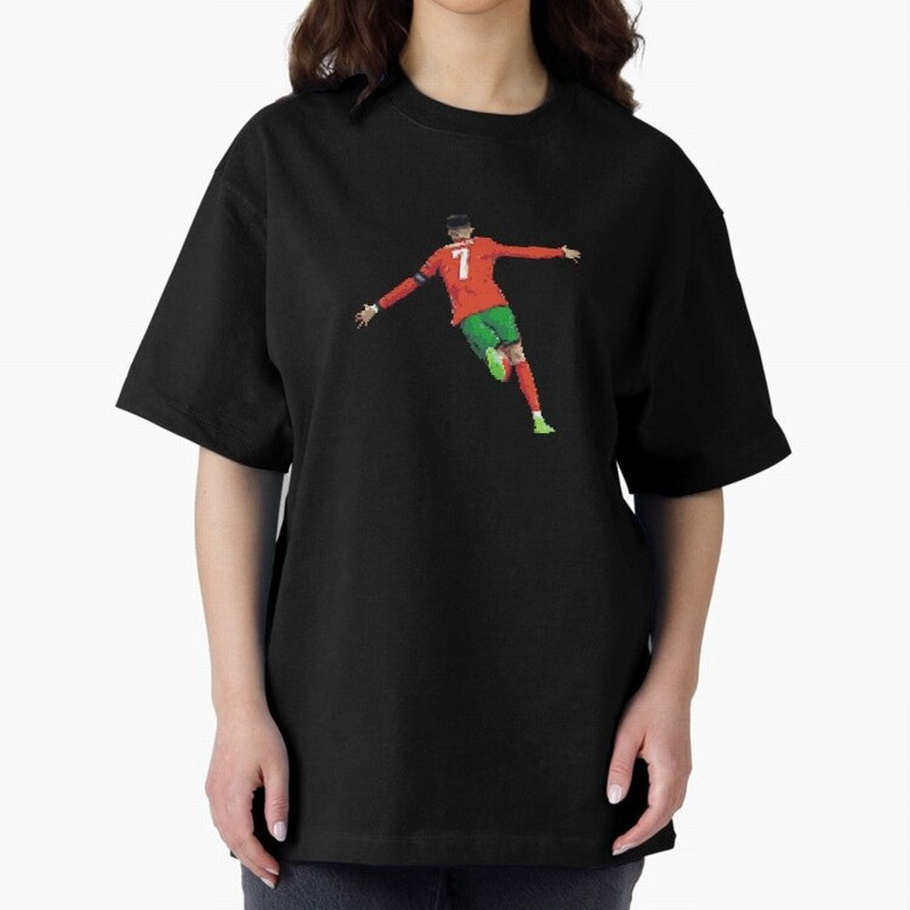 Cristiano Ronaldo Oversized T-Shirt Share FIFA World Cup 2026 Group Stage with CR7 and Messi, Portugal, Spain and Germany Energy, Soccer Culture, Superstar Moments, National Team Dreams and Competitive Fire; Made for Die Hard Supporters, Soccer