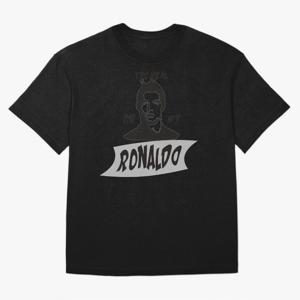 The Real Ronaldo Oversized T-Shirt Celebrate Unforgettable Nights in Match Day Hype around FIFA World Cup 2026 Group Stage, Mbappe, England and Germany, Vintage Soccer Flavor, Modern Football Stars, National Flags and Final Night Emotion; Perfect