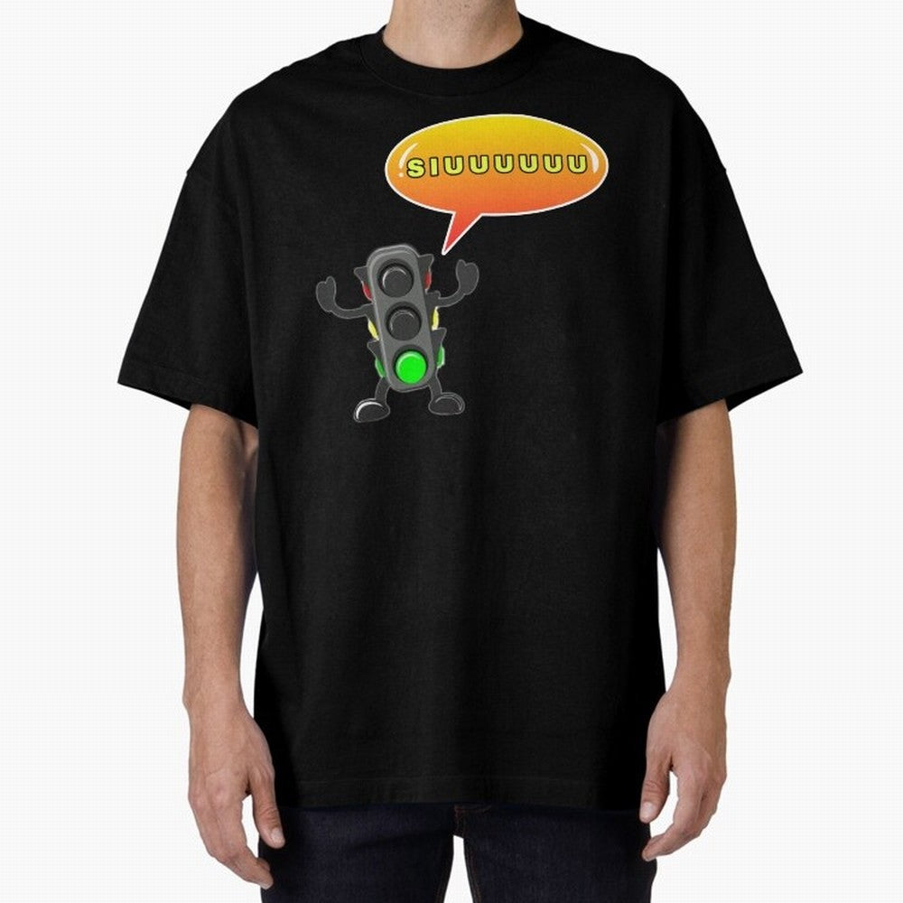 traffic light Siuuu Cristiano ronaldo goal Oversized T-Shirt Represent Football Lovers during the FIFA World Cup 2026 Group Stage Journey through Neymar, Haaland and Cristiano Ronaldo Highlights, England and Germany Pride, Vintage Soccer Flavor,