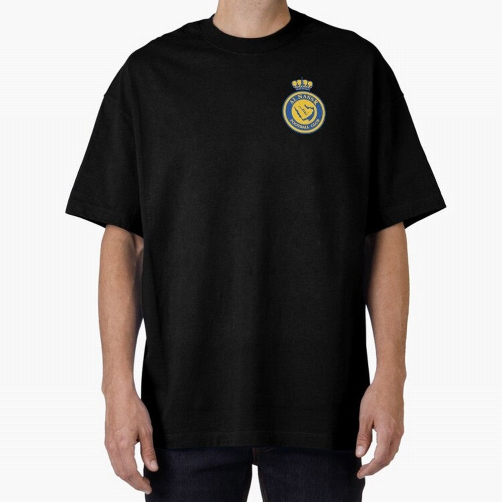 Al-Nassr Football Club Oversized T-Shirt Wear the Spirit of FIFA World Cup 2026 Capturing Neymar, Haaland and Cristiano Ronaldo, Portugal, Spain and Germany Energy, Vintage Soccer Flavor, Modern Football Stars, National Flags and Final Night