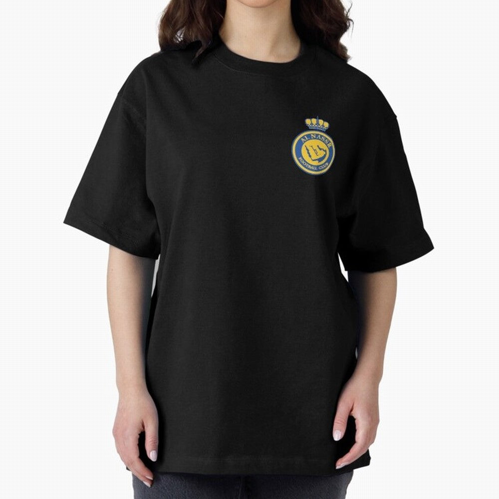 Al-Nassr Football Club Oversized T-Shirt Wear the Spirit of FIFA World Cup 2026 Capturing Neymar, Haaland and Cristiano Ronaldo, Portugal, Spain and Germany Energy, Vintage Soccer Flavor, Modern Football Stars, National Flags and Final Night
