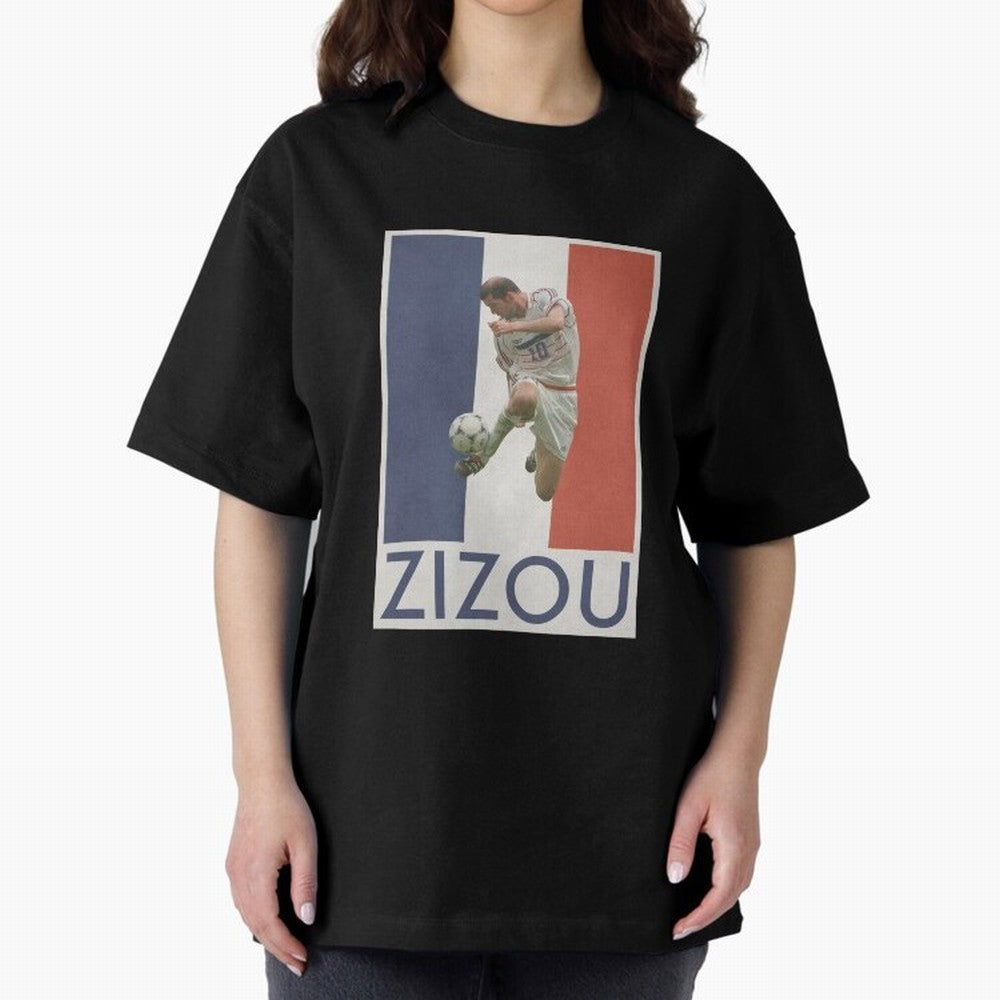 Football - Zidane Oversized T-Shirt Keep the Legacy of FIFA World Cup 2026 USA Canada Mexico for Fans of CR7 and Messi and Spain and Netherlands, Bringing Classic Soccer Heritage, Championship Pressure, Fan Loyalty and International Pride; Made for