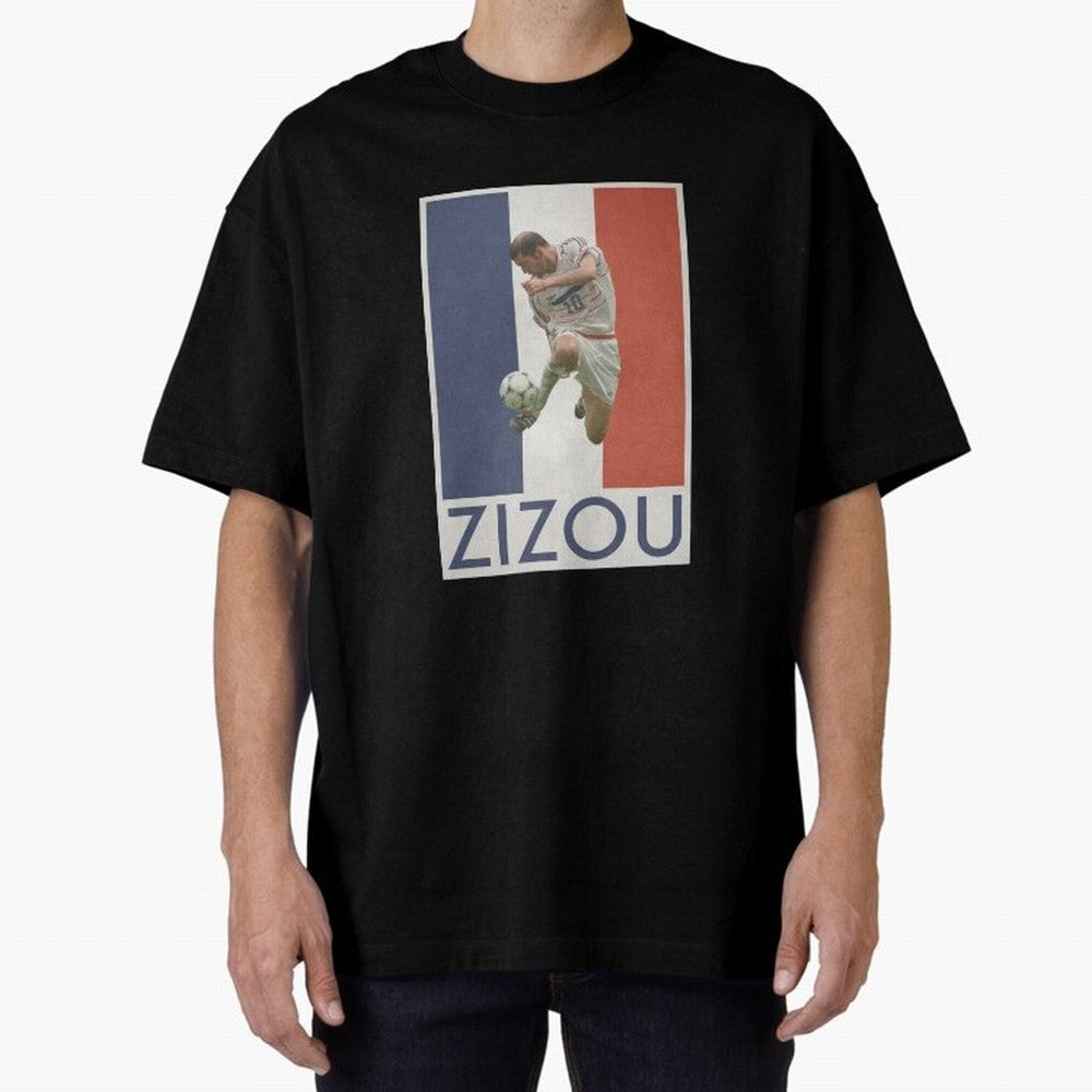 Football - Zidane Oversized T-Shirt Keep the Legacy of FIFA World Cup 2026 USA Canada Mexico for Fans of CR7 and Messi and Spain and Netherlands, Bringing Classic Soccer Heritage, Championship Pressure, Fan Loyalty and International Pride; Made for