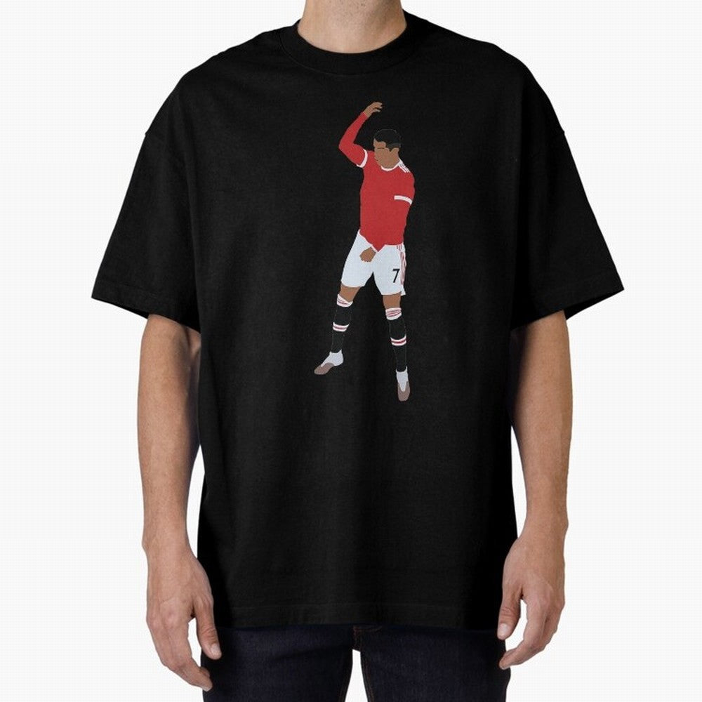 Cristiano Ronaldo 4 Oversized T-Shirt Celebrate National Team Dreams in FIFA World Cup 2026 Made for Messi and Cristiano Ronaldo, Brazil, Portugal and Argentina Energy, Fan Favorite Moments, National Team Passion, Big Match Drama and Soccer