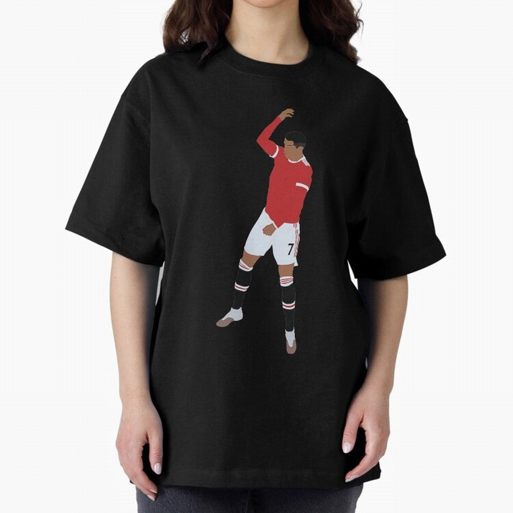 Cristiano Ronaldo 4 Oversized T-Shirt Celebrate National Team Dreams in FIFA World Cup 2026 Made for Messi and Cristiano Ronaldo, Brazil, Portugal and Argentina Energy, Fan Favorite Moments, National Team Passion, Big Match Drama and Soccer