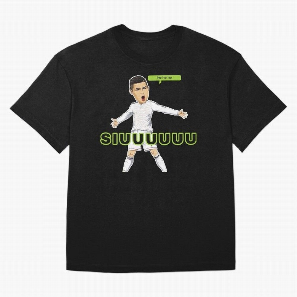 Hehehe SUIII Cristiano ronaldo Oversized T-Shirt Create Match Day Hype around FIFA World Cup 2026 Group Stage, CR7, Portugal, Goal Celebration Energy, Supporter Heritage, Football Icons and Worldwide Tournament Joy; Ideal for Passionate Fans Who