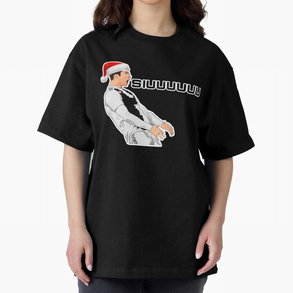 Siuuu Cristiano ronaldo funny Oversized T-Shirt Honor FIFA World Cup 2026 Group Stage for Fans of CR7 and Spain and Netherlands, Bringing Goal Celebration Energy, Supporter Heritage, Football Icons and Worldwide Tournament Joy; Made for Die Hard