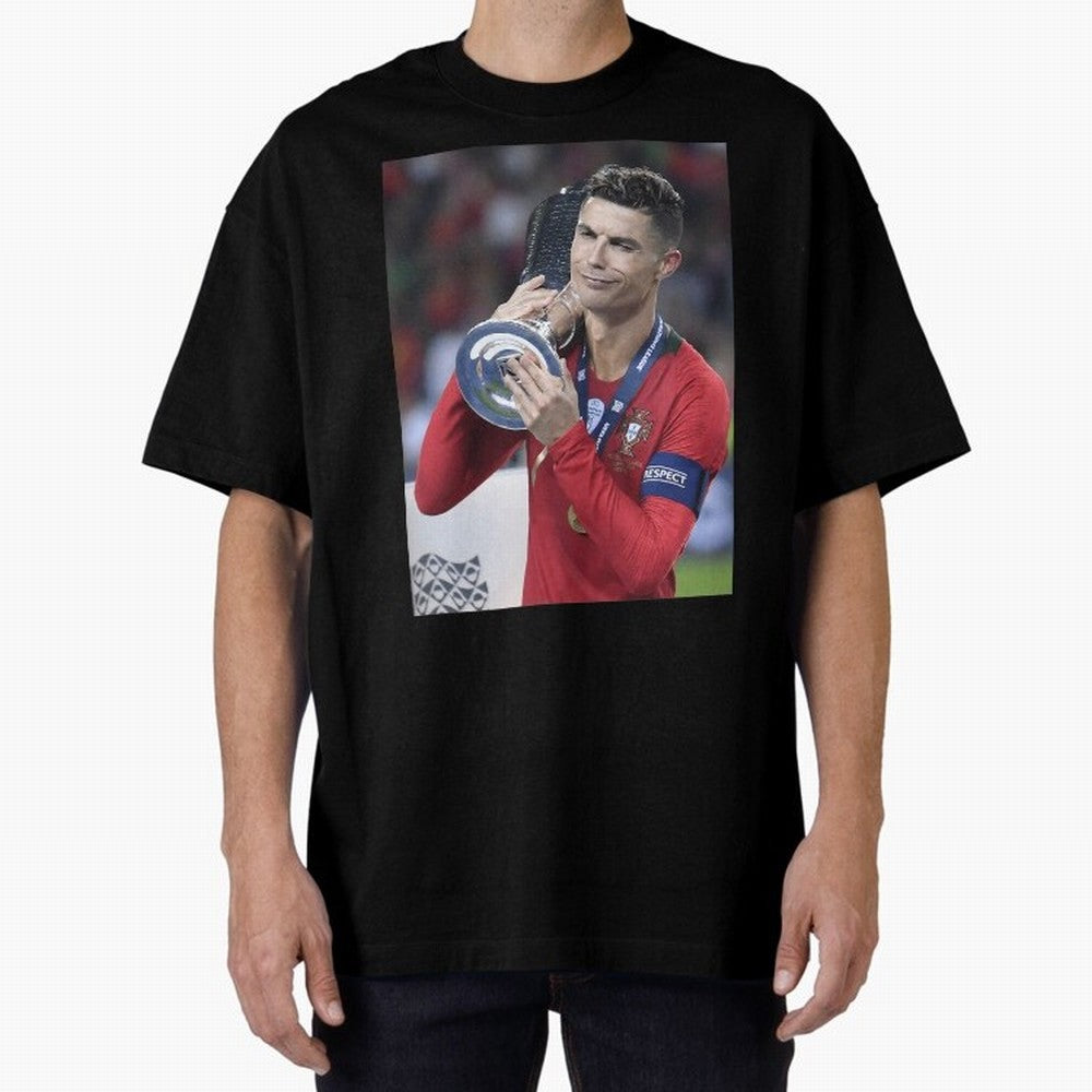 Todos Portugal 2019 Cr7 Oversized T-Shirt Stand Proud for Global Football Passion for FIFA World Cup 2026 USA Canada Mexico, Featuring Mbappe and Neymar, Spain, Tournament Hype, Historic Matchups, Family Viewing Parties and Global Sports Pride;