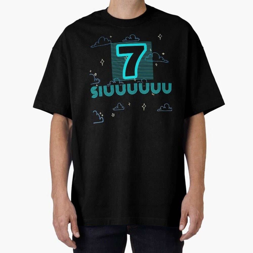 Siuuuuu 7 Cristiano ronaldo Oversized T-Shirt Unlock Match Day Hype around FIFA World Cup 2026 Group Stage, Messi, Neymar and Mbappe, Argentina and Brazil, Stadium Chants, National Pride, Trophy Dreams and Unforgettable Football Memories; Created