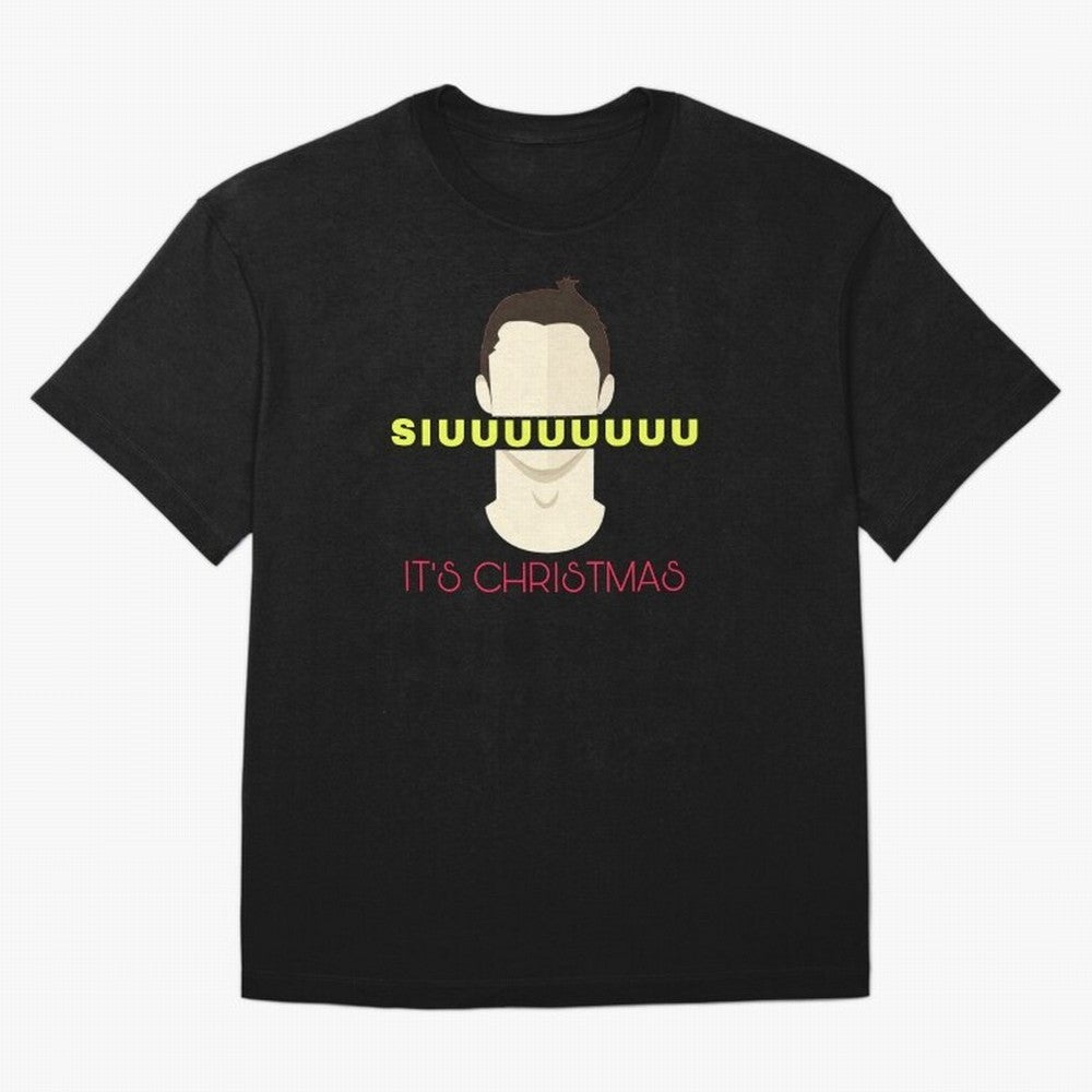 Siuuu it¡¯s Christmas CR7 Oversized T-Shirt Support Iconic Players in FIFA World Cup 2026 Spirit, Built around Argentina, France and Brazil, Neymar, Haaland and Cristiano Ronaldo, Football Passion, Legendary Performances, Festival Vibes and