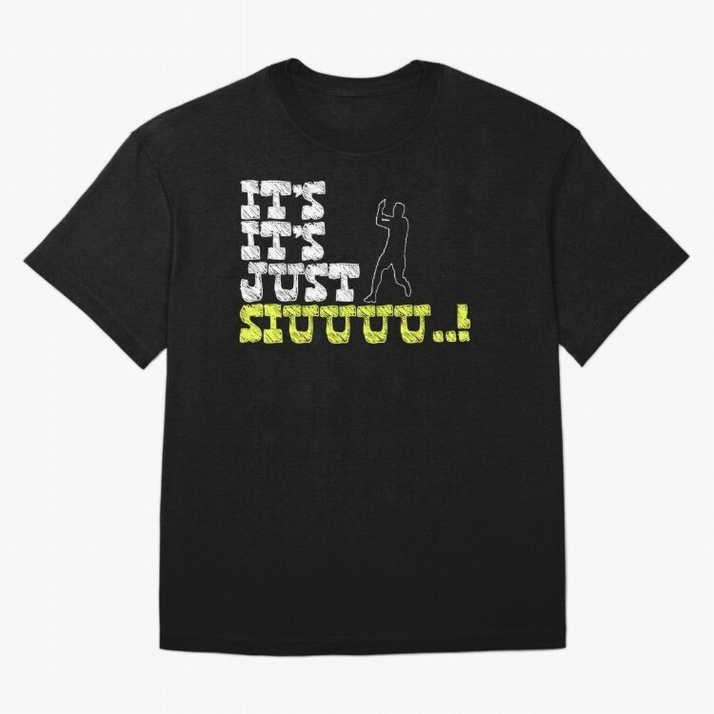 It¡¯s just siuuu CR7 funny Oversized T-Shirt Show Championship Spirit for FIFA World Cup 2026 USA Canada Mexico for Fans of Cristiano Ronaldo, Haaland and CR7 and Portugal, Spain and Germany, Bringing Stadium Memories, Football Loyalty,
